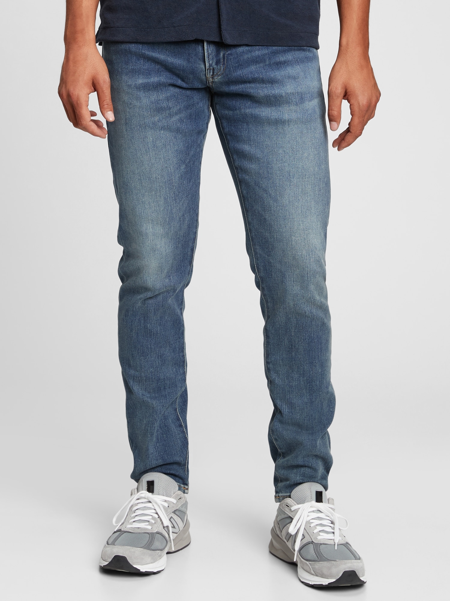 Slim GapFlex Soft Wear Jeans with Washwell by Gap Online, THE ICONIC