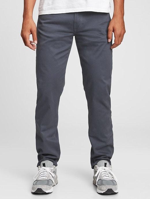 1 of 8 showing, with the color dark pearl of product GapFlex Straight Jeans