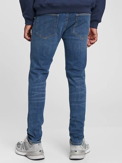 2 of 8 showing, with the color bright medium of product GapFlex Super Skinny Jeans With Washwell™