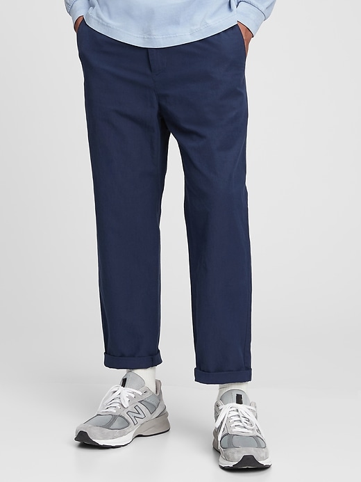 Image number 1 showing, Relaxed Taper E-Waist Pants with GapFlex