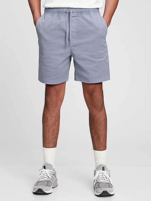 1 of 8 showing, with the color alps blue of product 7" Easy Shorts With E-Waist