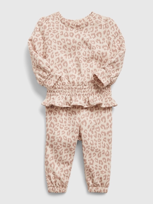 Image number 3 showing, Baby Leopard Print Outfit Set