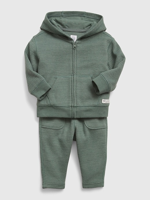 Image number 3 showing, Baby 2-Piece Hoodie Outfit Set