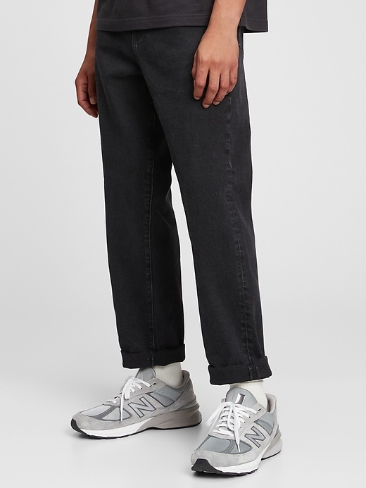 Image number 3 showing, GapFlex Relaxed Taper Jeans with Washwell