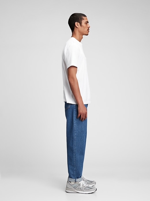 Image number 3 showing, GapFlex Relaxed Taper Jeans with Washwell