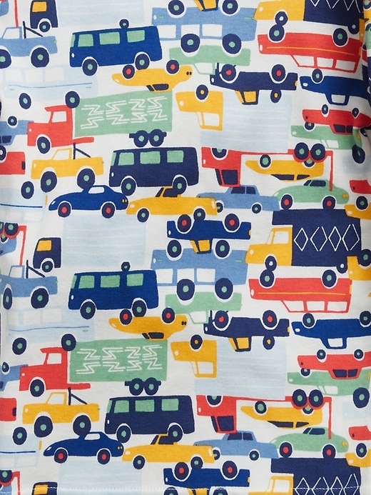 2 of 8 showing, with the color multi of product babyGap 100% Organic Cotton Transport Graphic PJ Set (2-Pack)