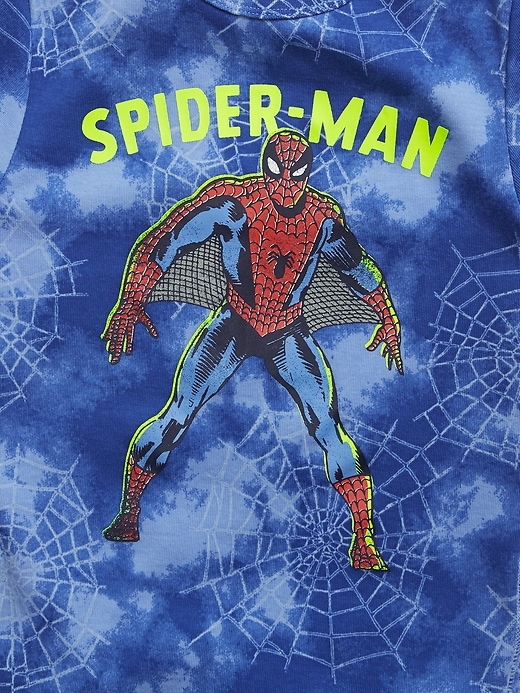 Image number 2 showing, GapKids &#124 Marvel Spider-Man Graphic 100% Organic Cotton PJ Set