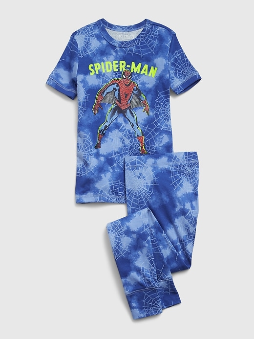 Image number 1 showing, GapKids &#124 Marvel Spider-Man Graphic 100% Organic Cotton PJ Set