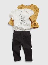 Baby 100% Organic Cotton Mix and Match Outfit Set