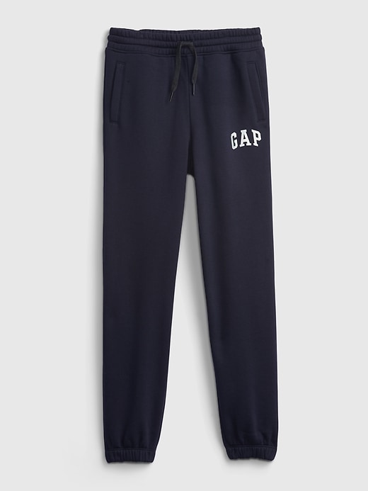 1 of 8 showing, with the color dark night of product Kids Gap Logo Slouchy Pull-On Joggers