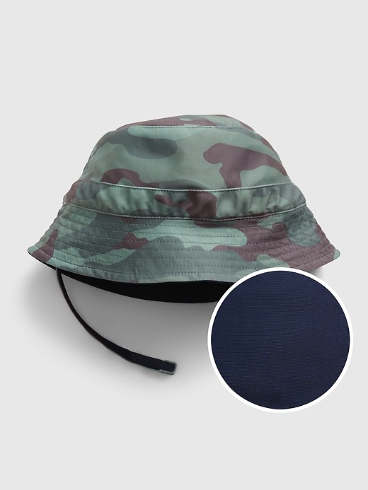 Image number 1 showing, Baby Recycled Polyester Reversible Swim Hat