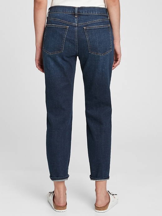 Image number 2 showing, Mid Rise Girlfriend Jeans with Washwell