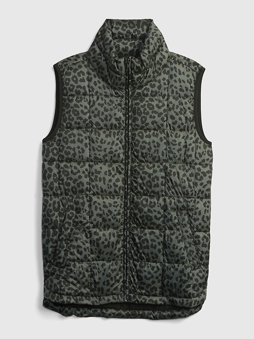 Image number 8 showing, Recycled Nylon Relaxed Lightweight Puffer Vest