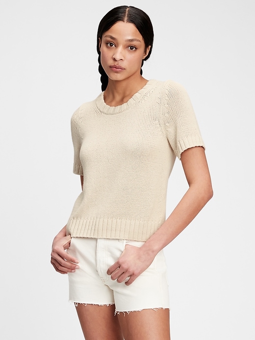 Short Sleeve Sweater Gap