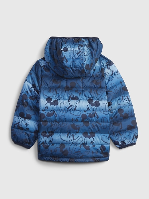 2 of 8 showing, with the color SAILOR BLUE of product Gap × Disney Baby & Toddler Mickey Mouse Recycled Puffer Jacket