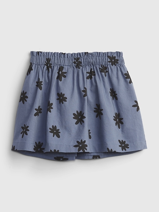 2 of 8 showing, with the color bainbridge blue of product Toddler Floral Skirt