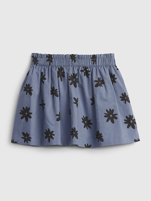 1 of 8 showing, with the color bainbridge blue of product Toddler Floral Skirt