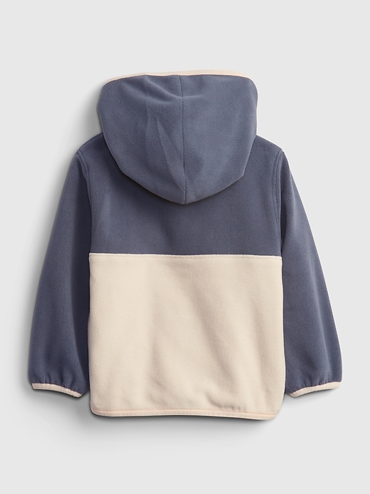 2 of 8 showing, with the color blue ridge of product Toddler Reversible Recycled Colorblock Jacket