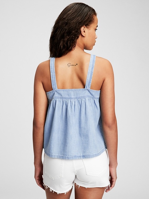 Image number 5 showing, Tie-Front Cami with Washwell&#153