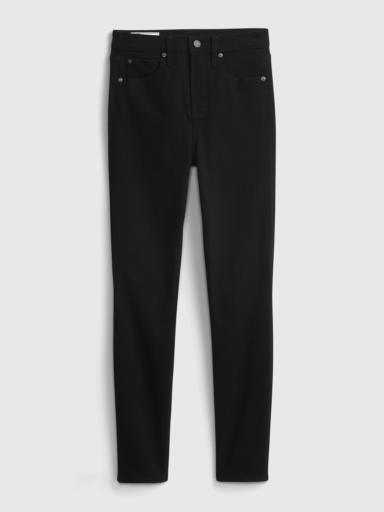 high rise true skinny jeans with washwell