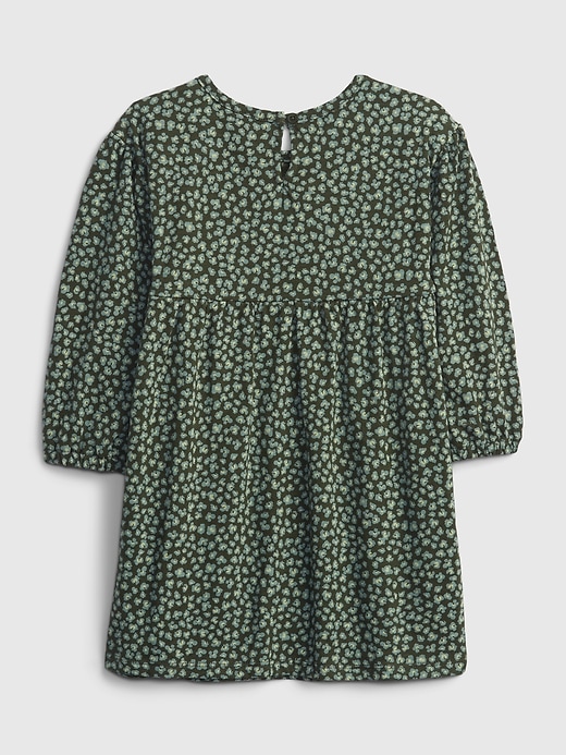 2 of 8 showing, with the color stem green floral of product Toddler Skater Dress