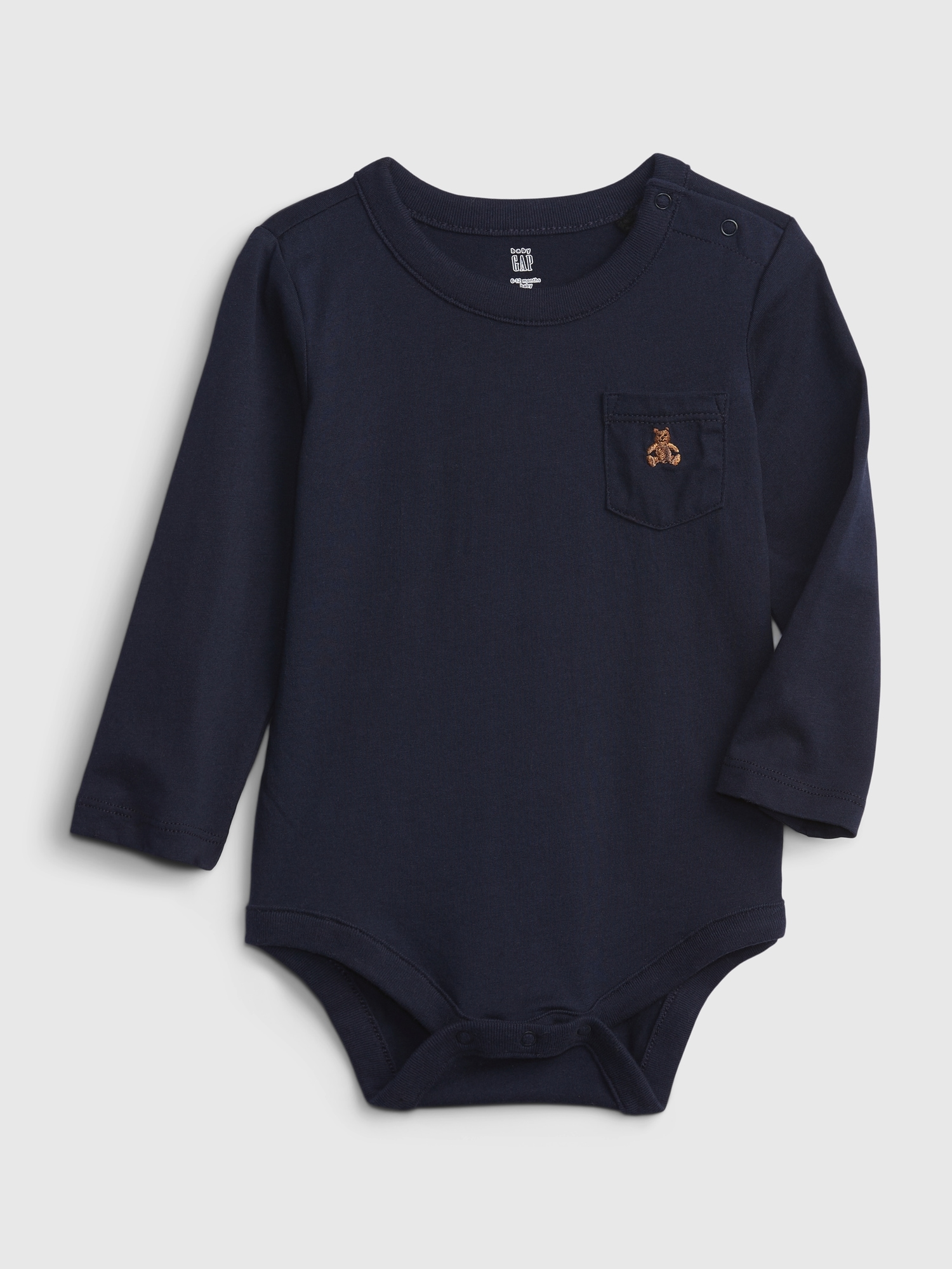 Baby Organic Cotton Mix and Match Pocket Bodysuit Gap