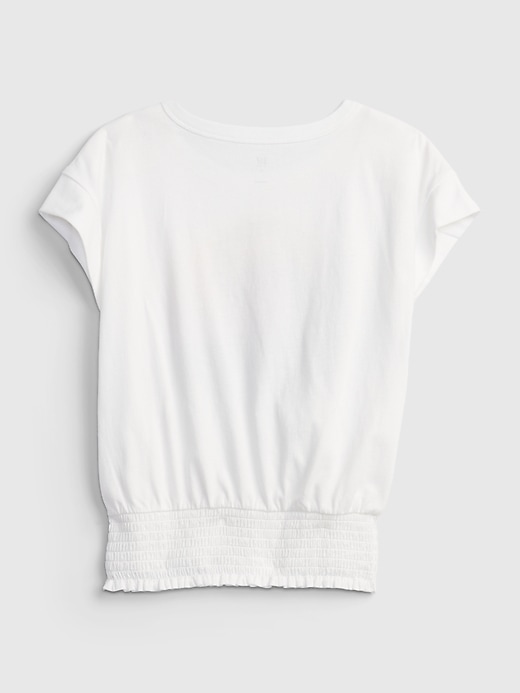 Image number 2 showing, Kids Organic Cotton Smocked Shirt