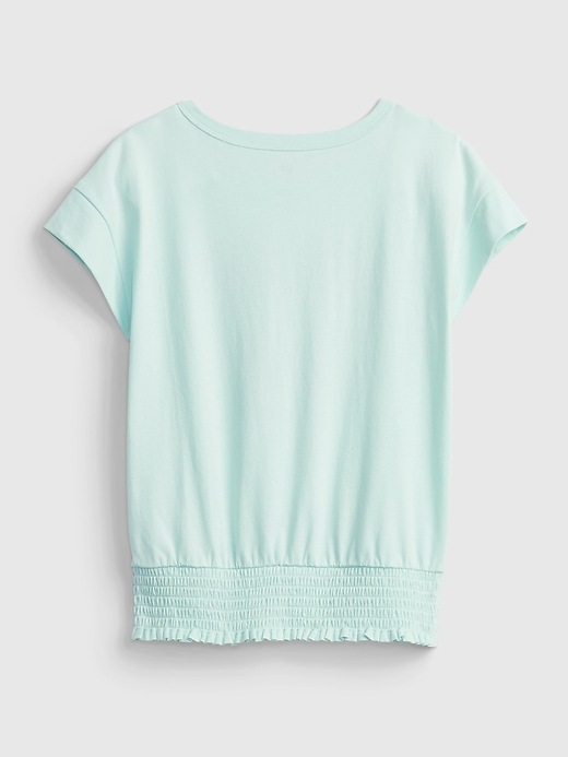 Image number 2 showing, Kids Organic Cotton Smocked Shirt