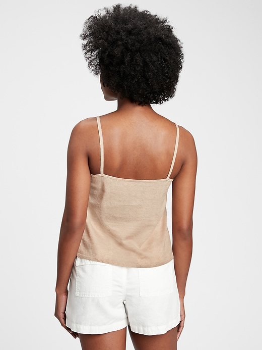 Image number 5 showing, Linen Tank Top