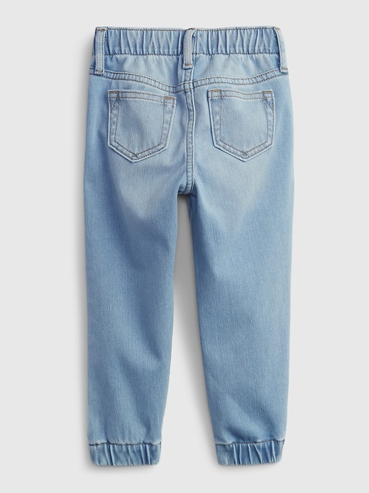 Image number 2 showing, Toddler Pull-On Denim Joggers with Washwell &#153