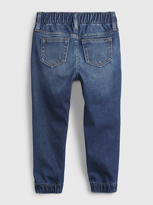 Toddler Pull-On Denim Joggers with Washwell &#153