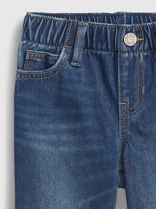 Image number 3 showing, Toddler Pull-On Denim Joggers with Washwell &#153