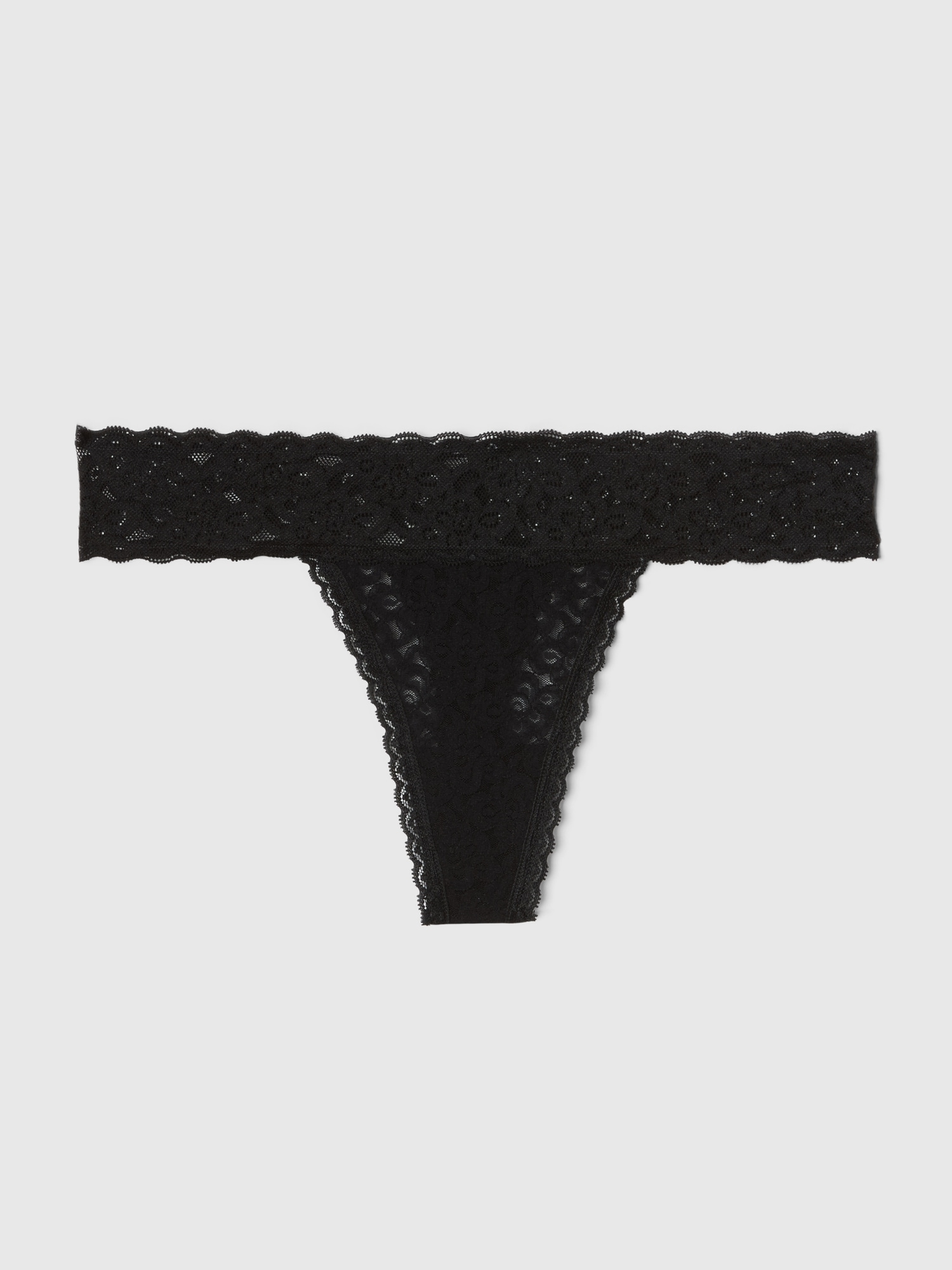 Gap Lace Thong In Black