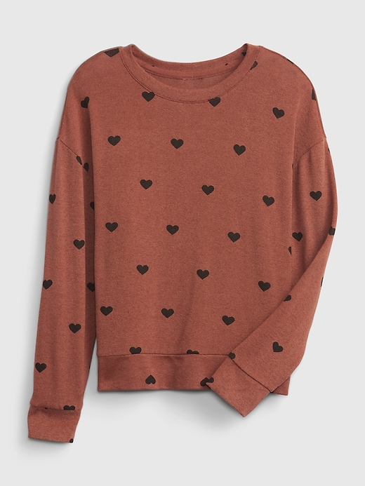 1 of 8 showing, with the color brown saddle of product Kids Softspun T-Shirt