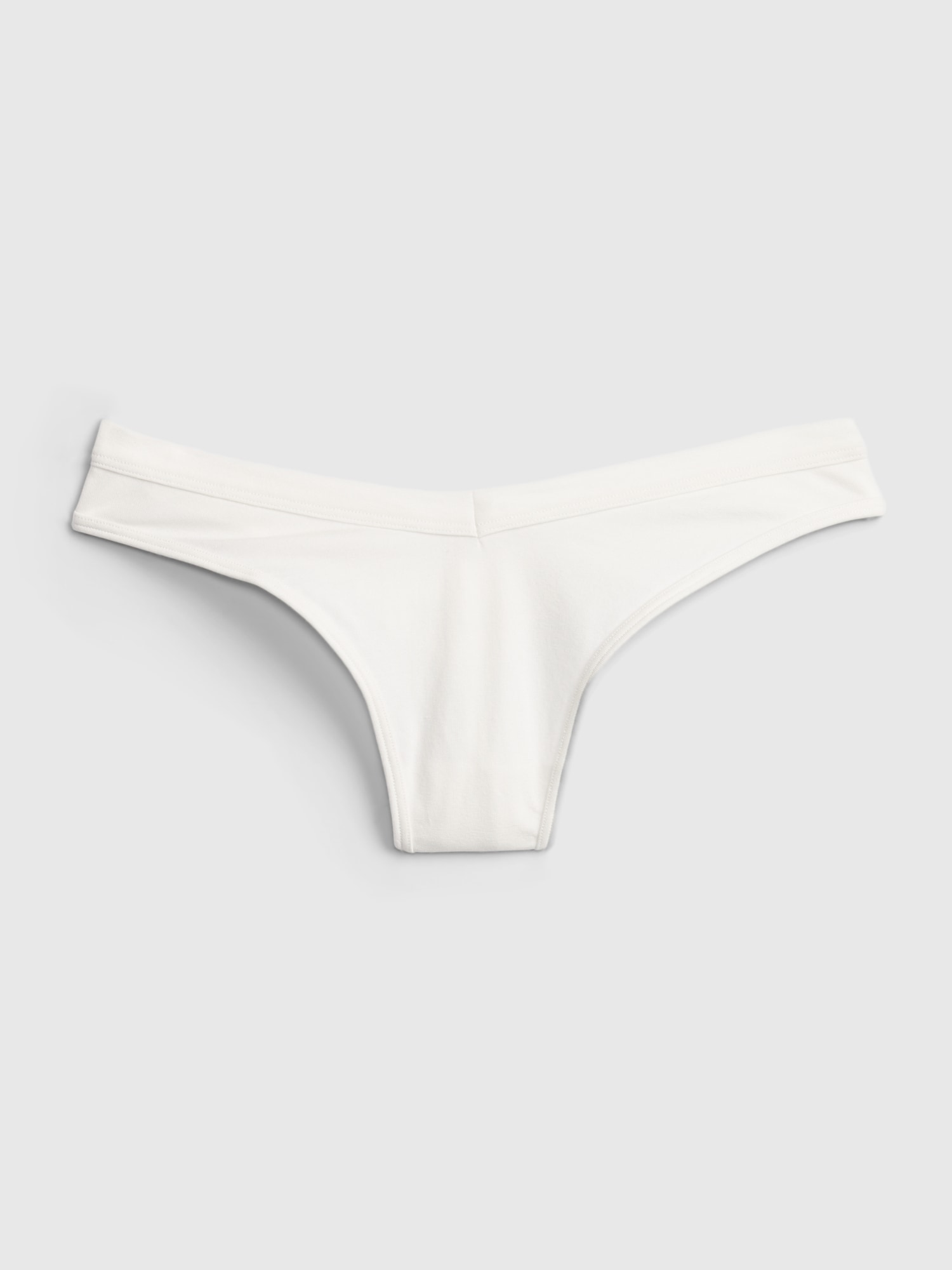 Gap Organic Cotton Thong In Off White