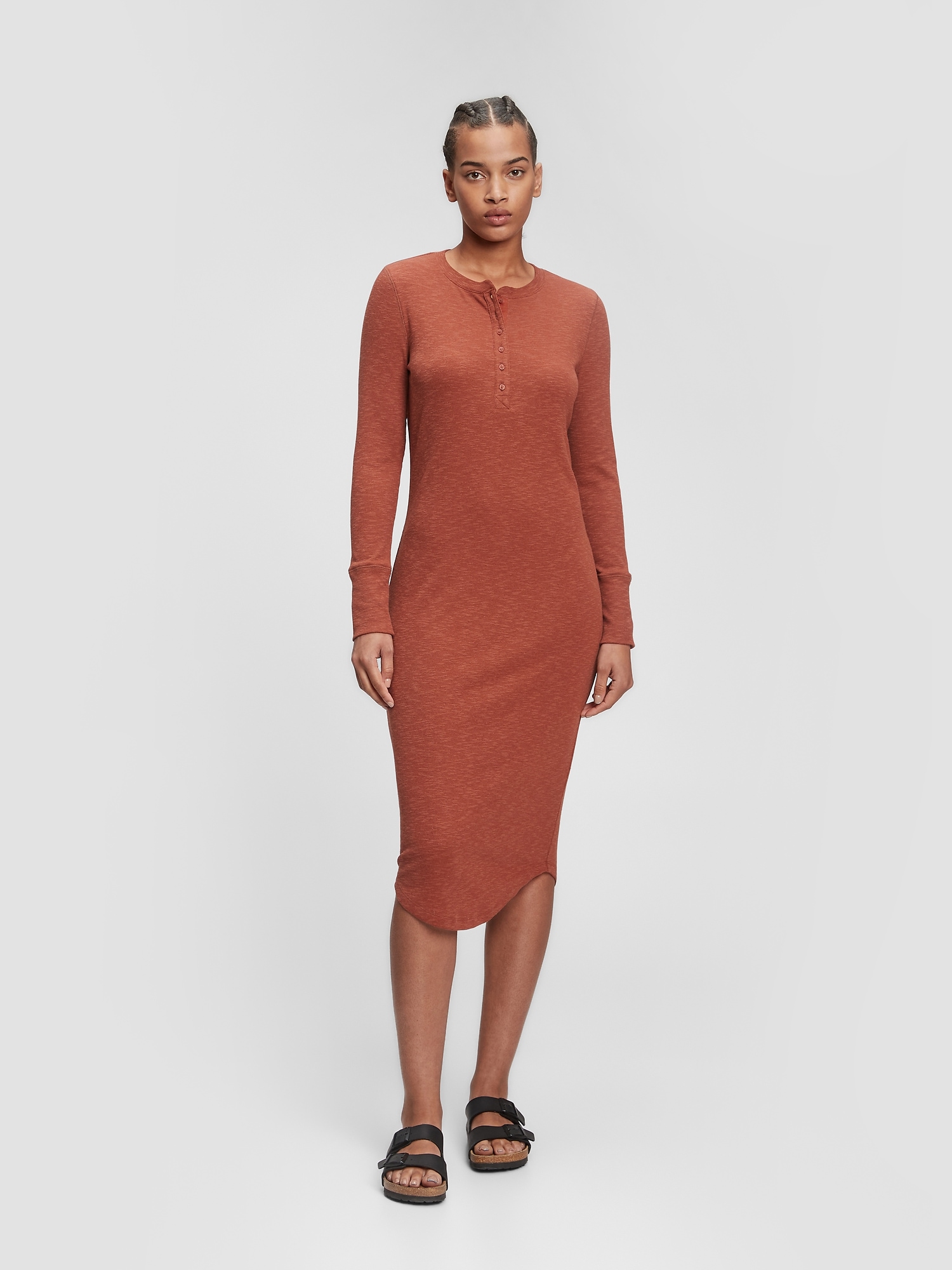Henley t sales shirt dress