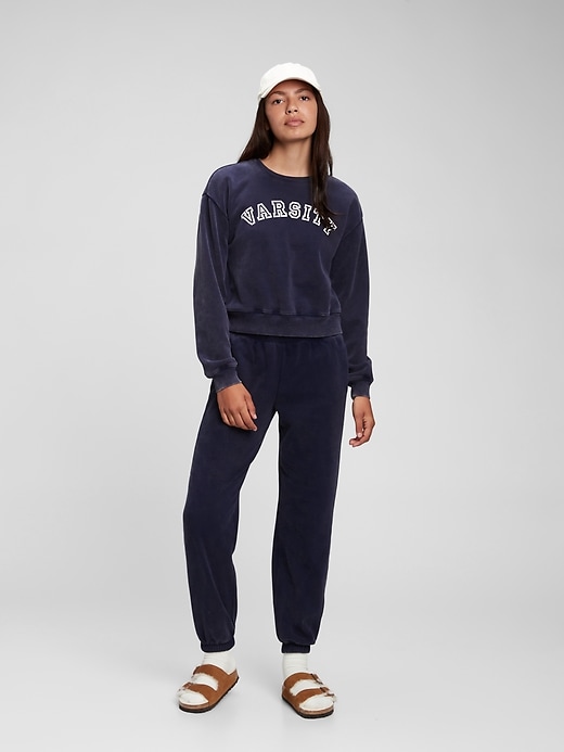 1 of 8 showing, with the color dark night of product Teen Fleece Joggers