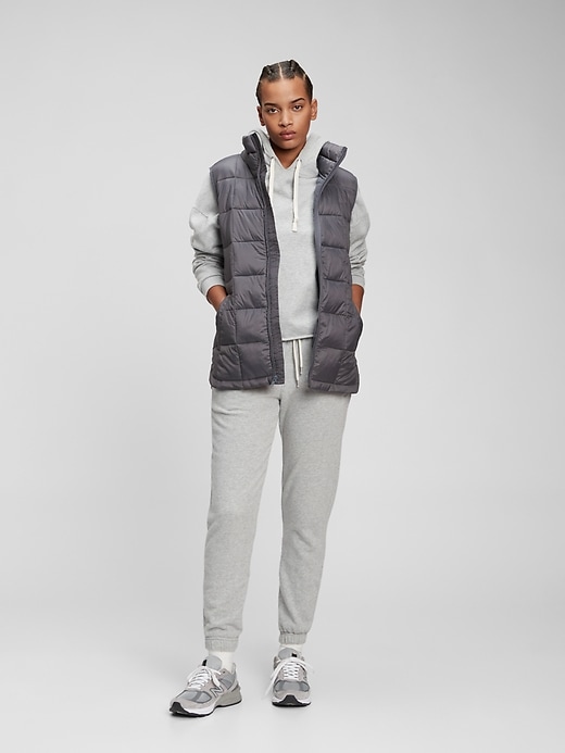 Image number 9 showing, Recycled Nylon Relaxed Lightweight Puffer Vest