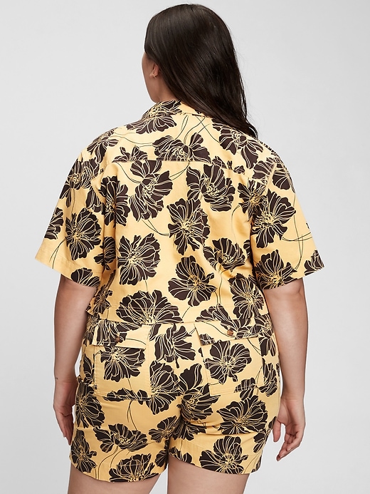 Image number 5 showing, Cropped Print Shirt
