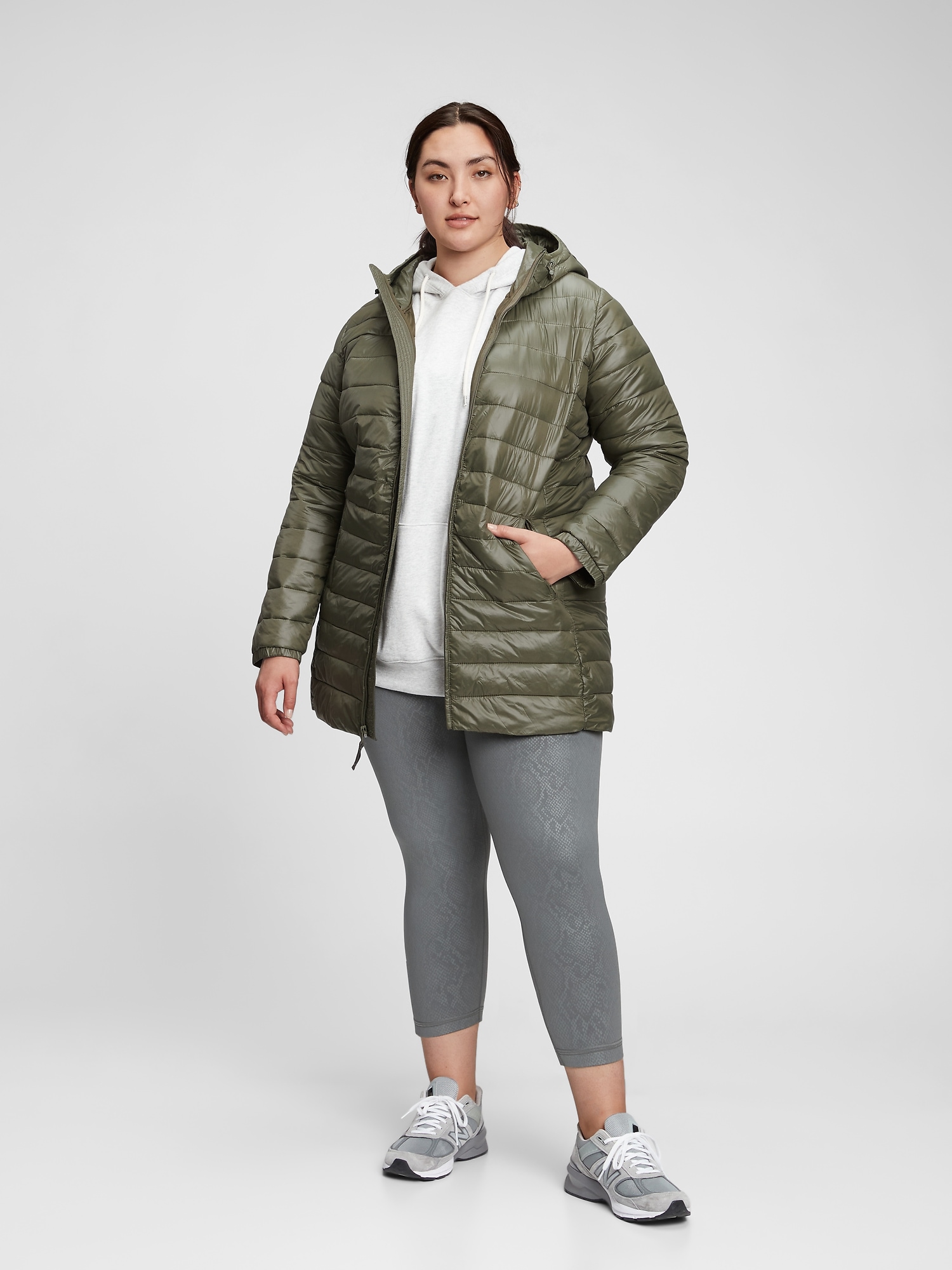 gap lightweight puffer jacket