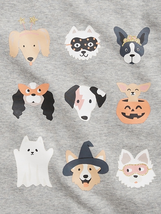 Image number 2 showing, Baby & Toddler Organic Cotton Dog PJ Set