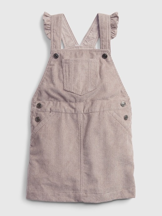 1 of 8 showing, with the color margate sand beige of product Toddler Corduroy Skirtall