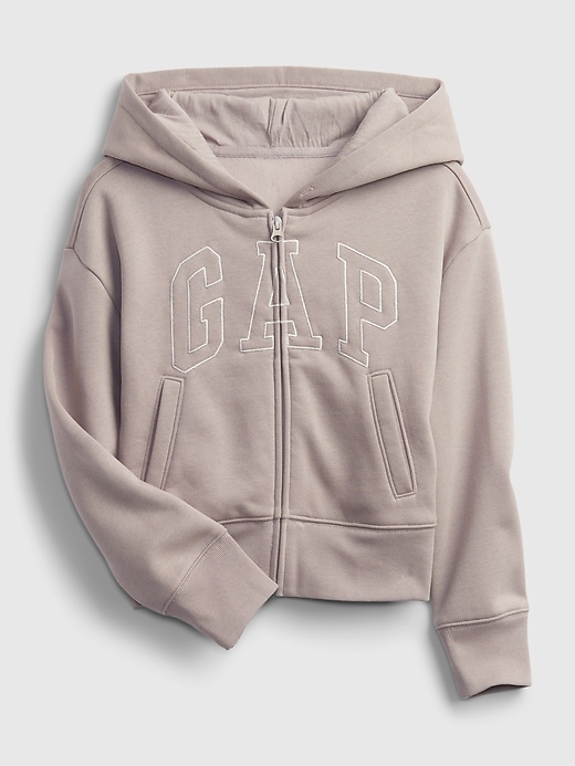 1 of 8 showing, with the color margate sand of product Kids Gap Logo Hoodie