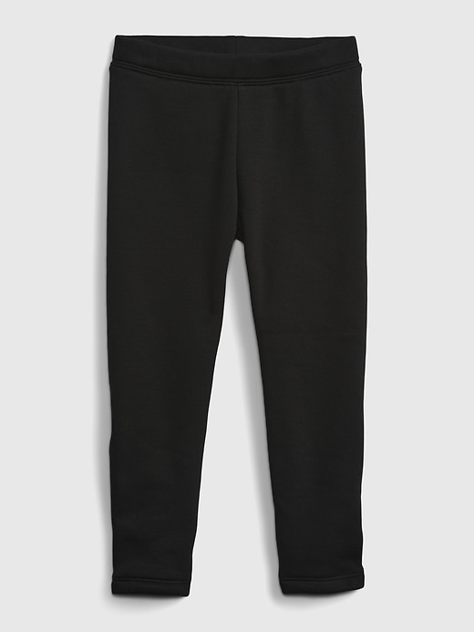 1 of 8 showing, with the color true black of product Toddler Cozy Leggings