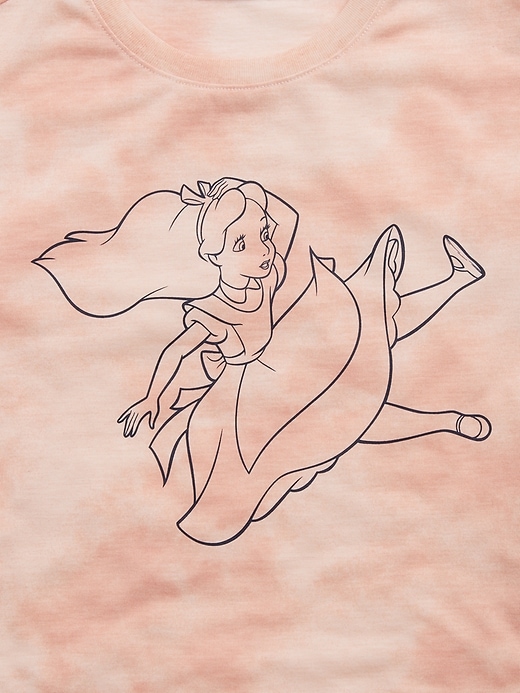 2 of 8 showing, with the color dull rose of product GapKids &#124 Disney 100% Recycled PJ Set