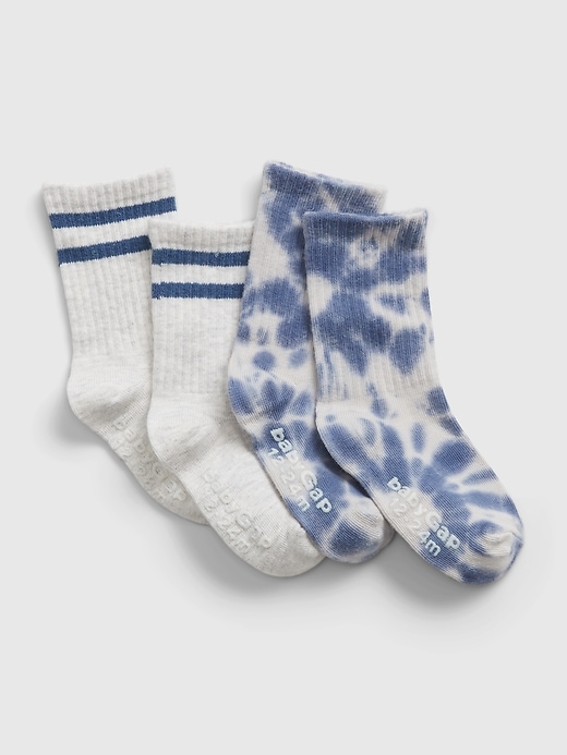 1 of 8 showing, with the color multi of product Toddler Crew Socks (2-Pack)
