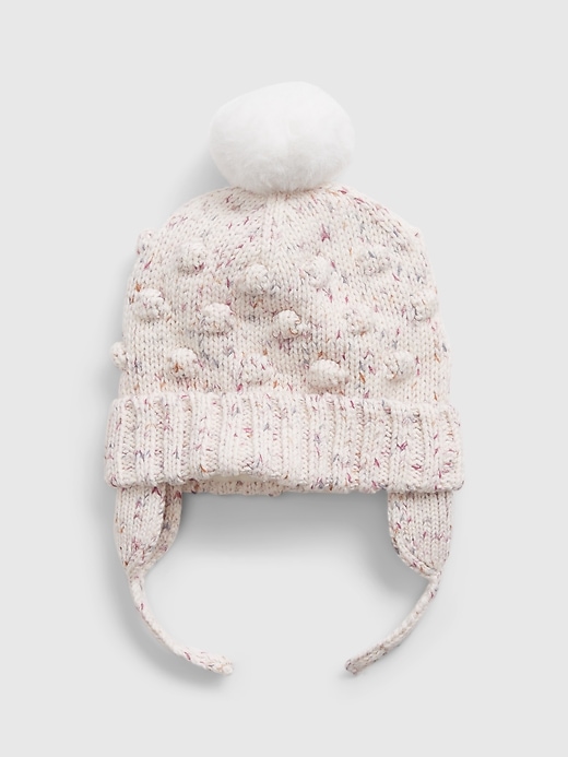 1 of 8 showing, with the color ivory frost of product Baby Rainbow Beanie
