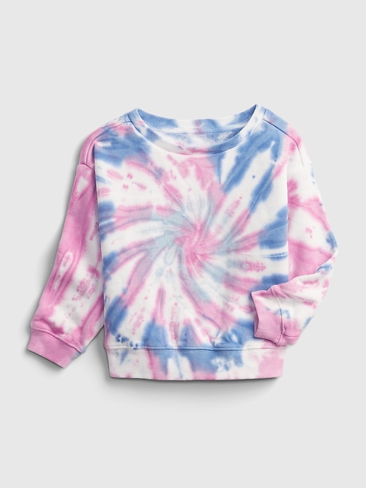 View large product image 1 of 3. Toddler Tie-Dye Crewneck Sweatshirt