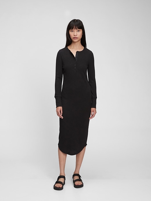 gap henley midi dress Henley Dress