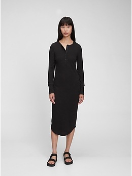 Gap henley midi dress Clearance